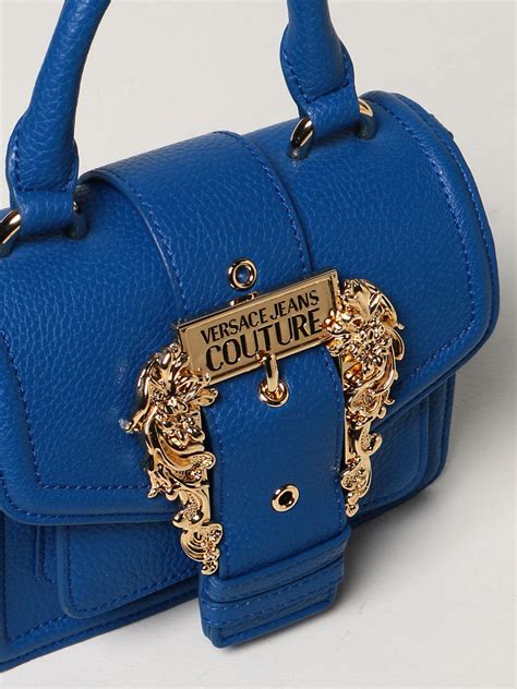 versace jeans bag blue